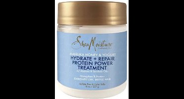 Shea Moisture Manuka Honey & Yogurt - Haarmasker Hydrate & Repair Protein Power Treatment - 227 gr