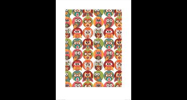 Pyramid Poster - Valentina Ramos Owls Family - 80 X 60 Cm - Multicolor