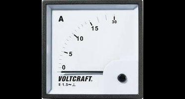 VOLTCRAFT AM-72X72/15A AM-72X72/15A Analoog inbouwmeetinstrument AM-72x72/15 A 15 A Weekijzer