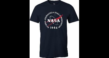 NASA - 1986 Heren T-Shirt - Zwart - M