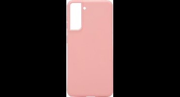 Shop4 - Geschikt voor Samsung Galaxy S21 Plus Hoesje - Zachte Back Case Mat Licht Roze