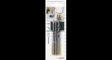 Bosch - 3-delige universele borenset SDS-Quick 5,0x100; 6,0x100; 8,0x120