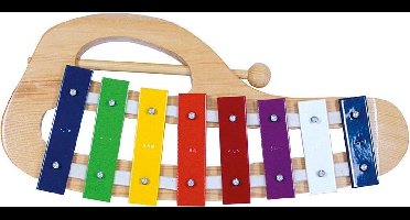 Bino Xylofoon 8-toons Junior 31 Cm Metaal/hout 2-delig