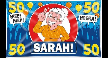 XXL Gevel vlag - Sarah