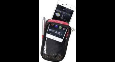 Plano P549XL Smartphonehoes XL Zwart, Rood