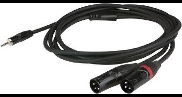 DAP FLX46150 - Stereo mini-jack - 2x XLR (m), 1.5 mtr.