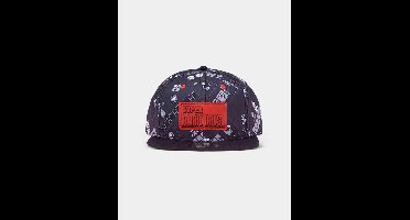 Nintendo Super Mario Snapback Pet 8Bit Super Mario Bros All Over Print Zwart