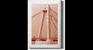 Walljar - Willemsbrug - Muurdecoratie - Poster