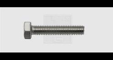 Swg Zeskantbouten M8 40 Mm Buitenzeskant (Inbus) Din 933 Rvs A2 40 Stuks