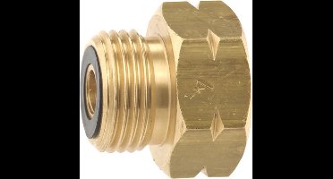 Gimeg Verloopnippel - Overige gasfittingmateriaal - Brons