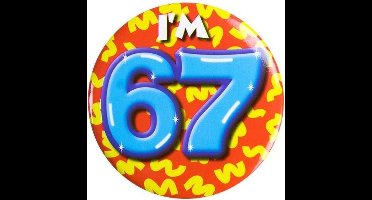 Button - Abraham 50 jaar (55 mm)