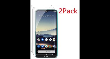 Screenprotector geschikt voor Nokia 6.2 Screenprotector Glass 2 Pack - Ntech