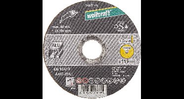 wolfcraft - Doorslijpschijf voor aluminium - 1668999
