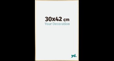 Your Decoration - Fotolijst 30x42 cm - Aluminium - Goud - Kent