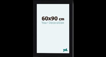 Your Decoration - Fotolijst 60x90 cm - MDF - Zwart Hoogglans - Como