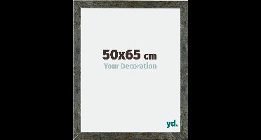 Your Decoration - Fotolijst 50x65 cm - MDF - Blauw Goud Gemeleerd - Mura
