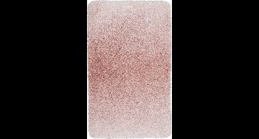 Wecon home Basics - Luuk - Badmat - 55x65 cm - roze gemêleerd - Douchemat Hoogpolig – Fluffy & Zacht Ombre Design – Comfortabel en Absorberend – Wasbaar en Antislip