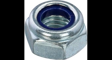 Zeskantmoer zelfborgend vz M3 DIN985