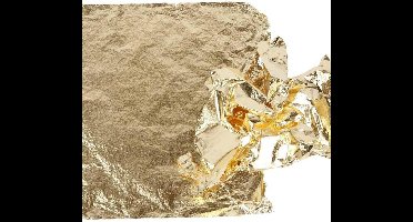 Imitatie bladmetaal, vel 16x16 cm, goud, 0,625 m2, 25 vel/ 1 doos