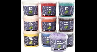 Silk Clay®, kleuren assorti, 10x650gr
