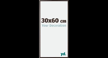 Your Decoration - Fotolijst 30x60 cm - Kunststof - Antraciet - Evry