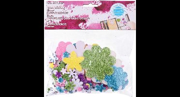 Knutsel Stickers Bloemen, 200st.