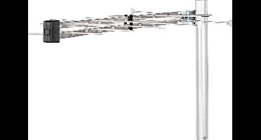 Buitenantenne - UHF - Ontvangstbereik: ≥50 km - LTE700 - Versterking: 12 dB - 75 Ohm - Antenne lengte: 870 mm - ABS / Aluminium