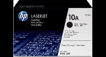 HP 10A - Tonercartridge Zwart - 2 stuks