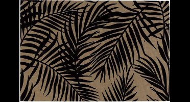 Unique Living | Placemat Kailo | Rechthoekig | Polyester | Zwart | 30x45cm