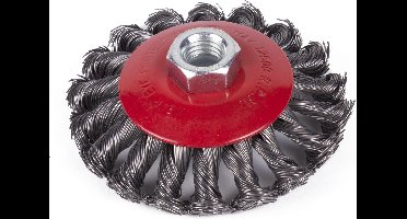 Benson Kegelborstel - Getordeerd Staal - 100 mm - M14 Aansluiting - Zware Reiniging