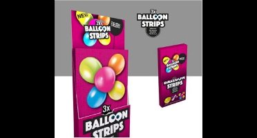 Balloon strips met stick ups