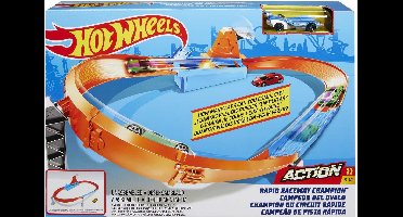 Hot Wheels Racebaan Dragstrip Champion Jongens Blauw/oranje