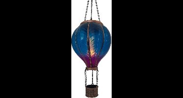 Deltaline - Luchtballon Solar Tuinverlichting - Buitenlamp op Zonne-energie - Sfeervolle Tuinverlichting - Energiezuinige Solar Lamp voor Buiten - Decoratieve Zonne-energie Tuinlamp