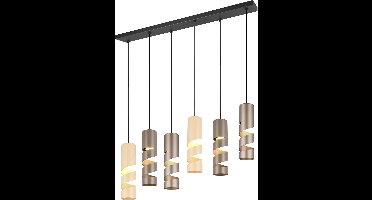 TRIO STREAM - Hanglamp - Multicolour - excl. 6x GU10 4,9 W - Plafondbevestiging - In hoogte verstelbaar