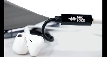 Mic-Lock USB-C met SoundPass - 's werelds enige echte anti-afluister hardware die stilte terugstuurt naar het apparaat en Audio toelaat - Zwart