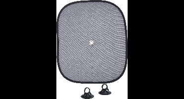 All Ride Auto zonneschermen voor zijramen - 2x stuks - zwart - kunststof - zuignappen - 44 x 36 cm