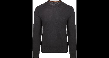 BOSS Pullover Avac Wol Zwart - Maat L - Heren - Pullovers