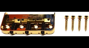 Gitaar brug-staartstuk Wilkinson B-WTBS-G Teaser goud