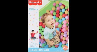 Fisher Price - 100 ballenbakballen - 5.5cm - vrolijke kleuren