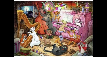 Ravensburger puzzel Disney Aristocats 1000 stukjes cartoon.