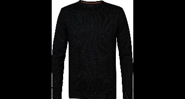 Petrol Industries - Heren Gebreide Trui Northway - Zwart - Maat XL