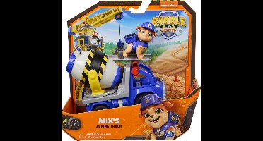 Rubble & Crew - Mix's Cementwagen met speelfiguur en beweegbare onderdelen - PAW Patrol speelgoed