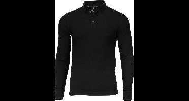 Nimbus Heren Carlington Deluxe Poloshirt met lange mouwen (Zwart)