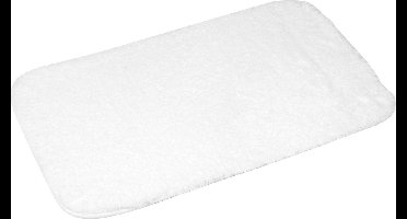 Badmat-Badmat badkamer-extra zacht wit 50x80cm