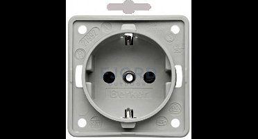 Hager Berker Integro Wandstopcontact (WCD schakelmateriaal) - 941852506 - E2FJK