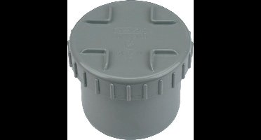 Wavin PVC lijm einddop met schroefdeksel in hulpstuk 160mm