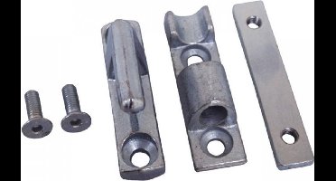 Scharnierpen set - Verzinkt - 90x25x45 mm - Scharnierhuis - Novio