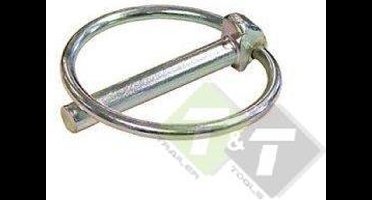 Kamar Borgpen 4,5 mm - verende pin - verzinkt - 35 mm lengte - GERE-00093