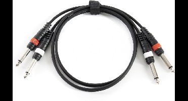 MUSIC STORE twinkabel klinke/klinke 1 m - Instrumentenkabel