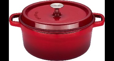 Sola - Braadpan  cm   Oranje/rood Gietijzer